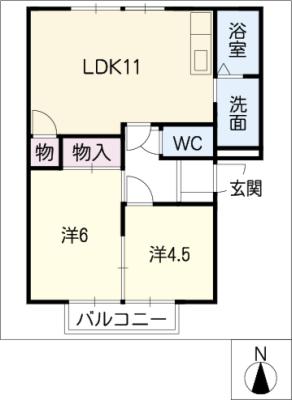 コート竹見ケ丘の間取り