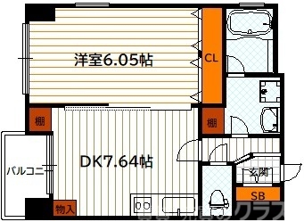 【エクセルコート京都五条坂の間取り】