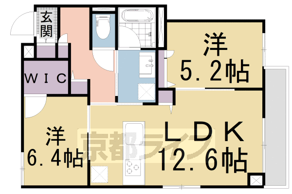 コート学林の間取り