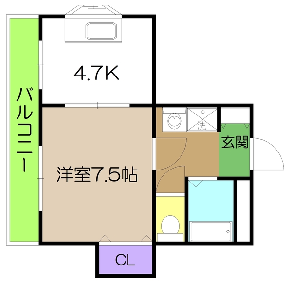 ノワール愛宕山の間取り