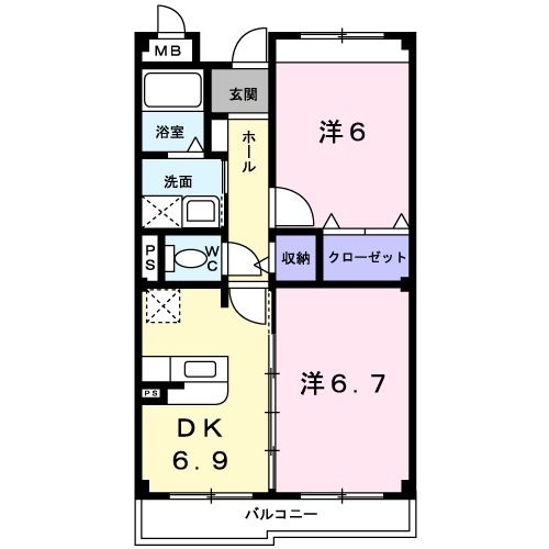 エクシブの間取り