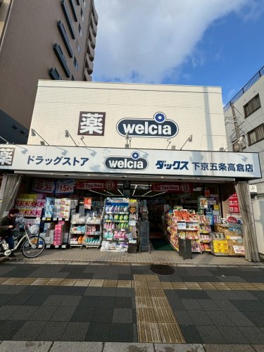 ドラックストア　ダックス下京五条高倉店（ドラッグストア）まで100m