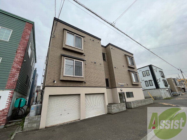 建物外観　札幌市東区北３５条東「エントシュパンネン３」