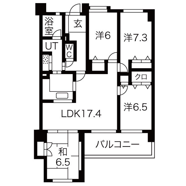 クリスタージュ弐番館の間取り写真