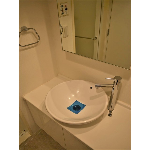 洗面設備　使いやすい洗面所です