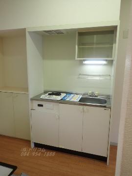 キッチン　1口ガスコンロ（イメージ）