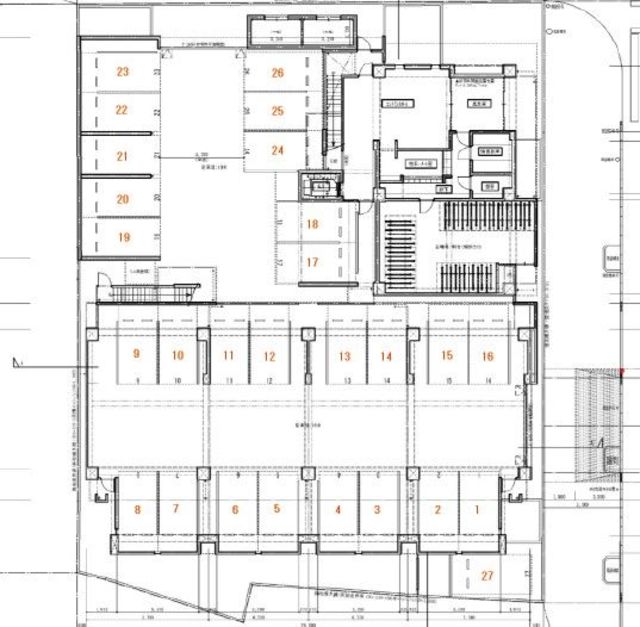 駐車場　【敷地内駐車場】駐車場区割り・平面図