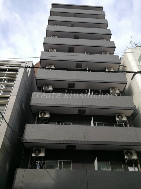 建物外観　１０階建ての賃貸マンション