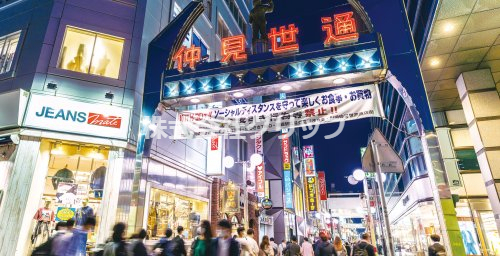 ショッピングセンター　川崎駅前仲見世通商店街（ショッピングセンター）まで749m