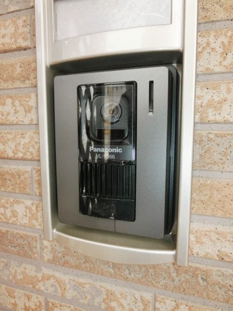 セキュリティ　訪問者の顔がわかるので安心ですね