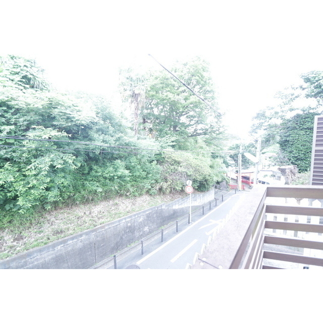 眺望　緑が多く気持ちの良い見晴らしです。