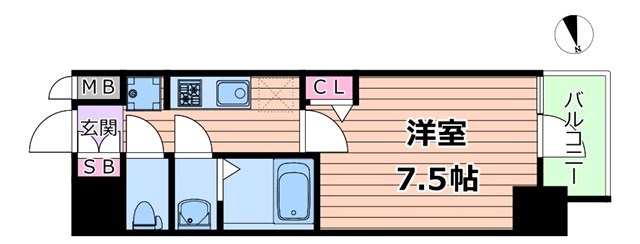 地下鉄谷町線 千林大宮駅 徒歩11分 11階建 新築の間取り写真