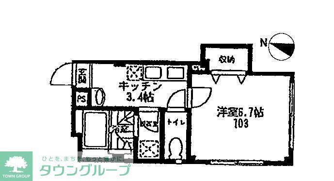 シャレエ千川の間取り写真
