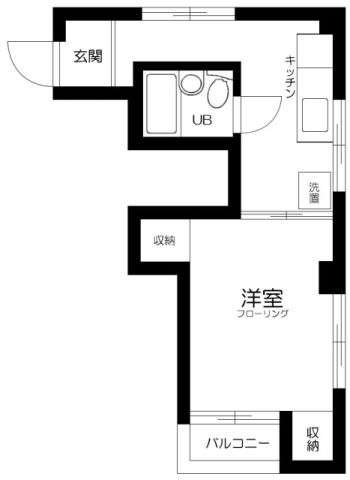 東武東上線 上板橋駅 徒歩12分 3階建 築42年の間取り写真
