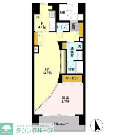 ロイヤルパークス若葉台の間取り写真