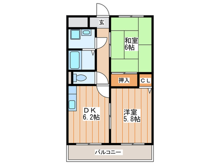 Mプラザ楠根 参番館の間取り写真