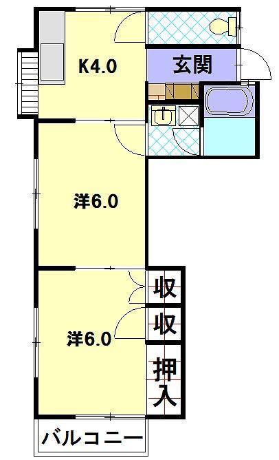 井手口アパートの間取り写真