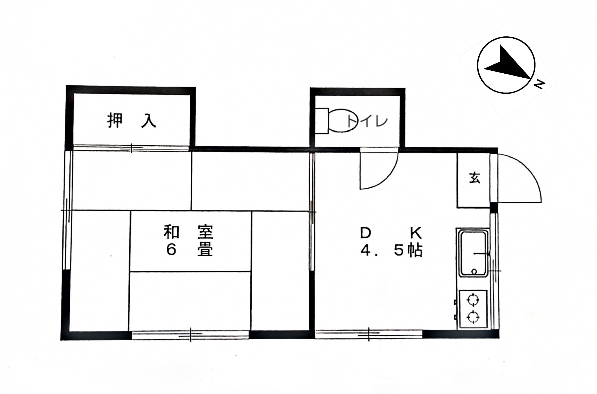 安居荘の間取り写真