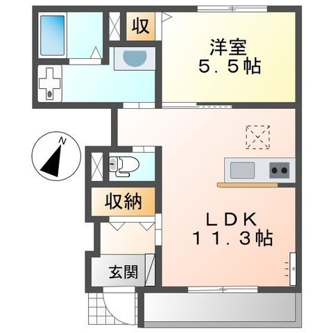 West Houseの間取り写真