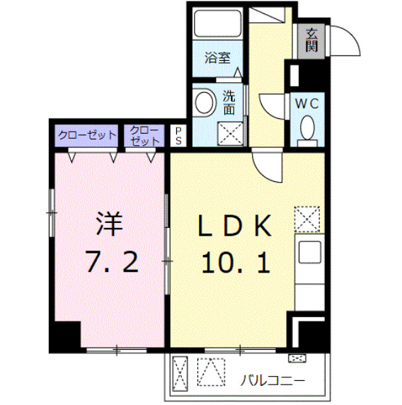 東京メトロ日比谷線 三ノ輪駅 徒歩11分 4階建 築13年の間取り写真