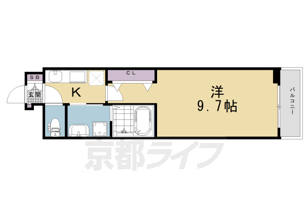 クレール・アイの間取り写真