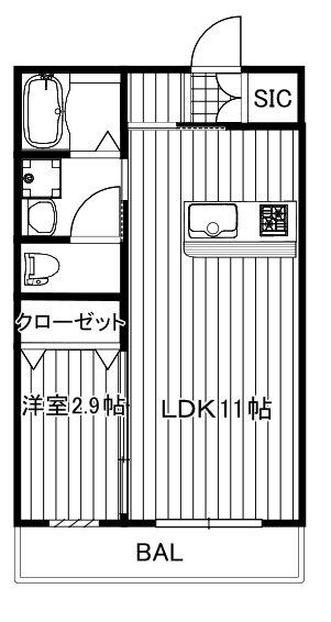 宮崎市 3階建 築17年の間取り写真