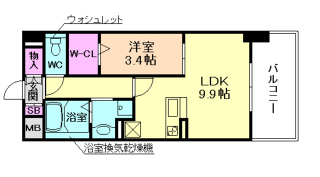 LaSante梅田北の間取り写真