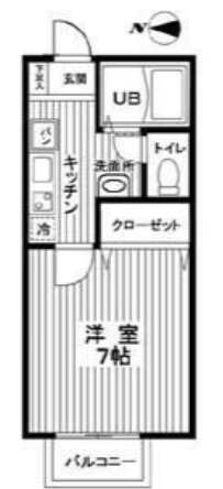 キャメル西川口の間取り写真
