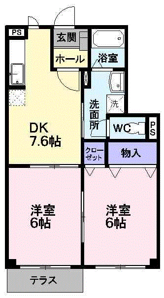 キャンディータフトSの間取り写真