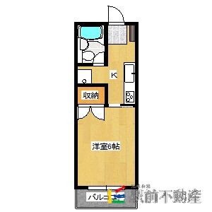 コーポ堀端の間取り