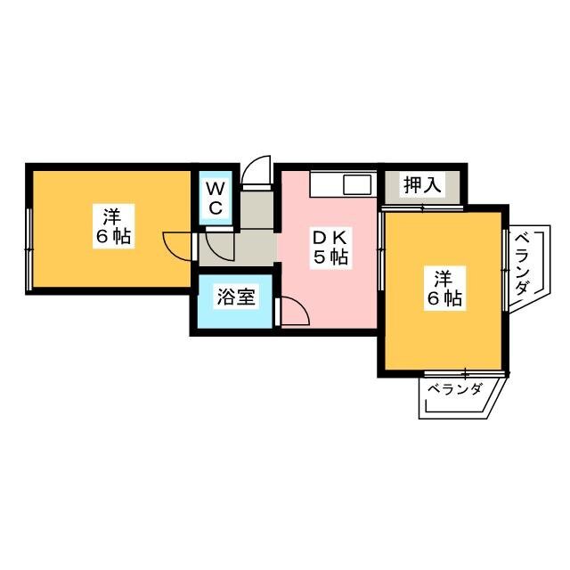 サンデンハイツの間取り