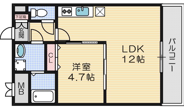 メゾンプレジールの間取り