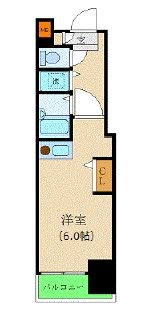 カスタリア新宿の間取り