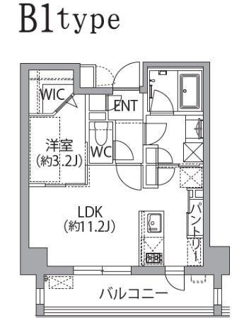 レスピール蓮根の間取り