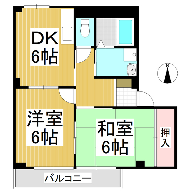 サープラス上信濃石Ｃの間取り