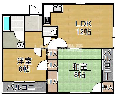 サウスパインの間取り