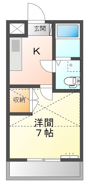 キャロットハウス５番館の間取り