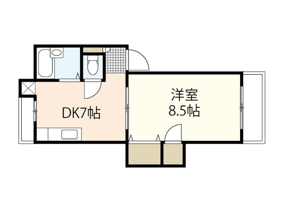 ユースピアみなみの間取り