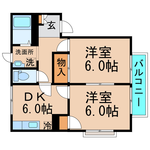 メゾン二刻の間取り