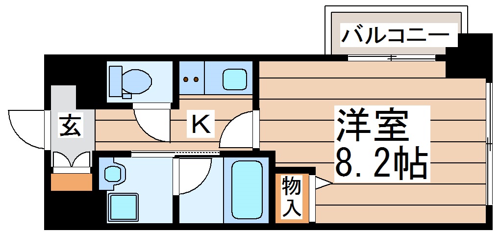 APPLE泉中央の間取り