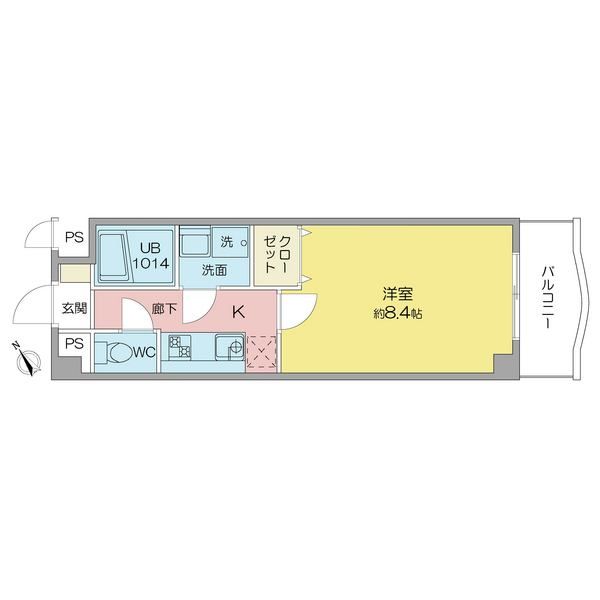 常滑市末広町のマンションの間取り