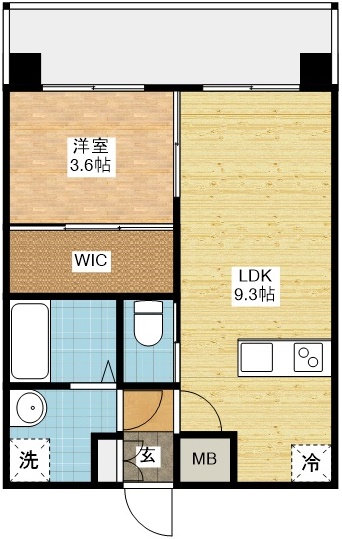 modern palazzo城栄クラシスの間取り