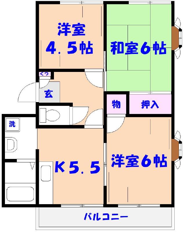 リヴェール　サーティの間取り