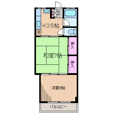 【天王森マンションの間取り】