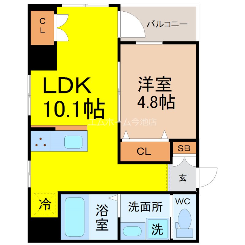 【セントフィオーレ新栄（シンサカエ）の間取り】