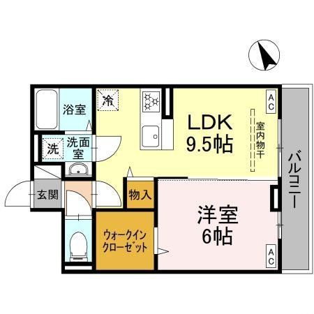 【横浜市保土ケ谷区上星川のアパートの間取り】