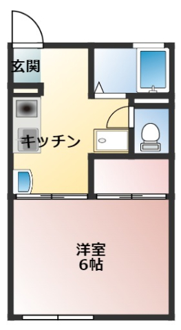 コーポ駅北IIの間取り