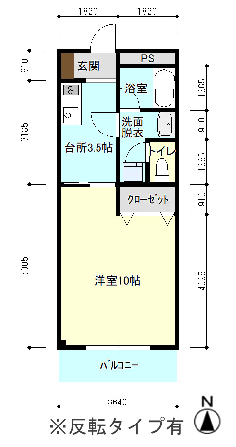 フェリーチェ進栄の間取り