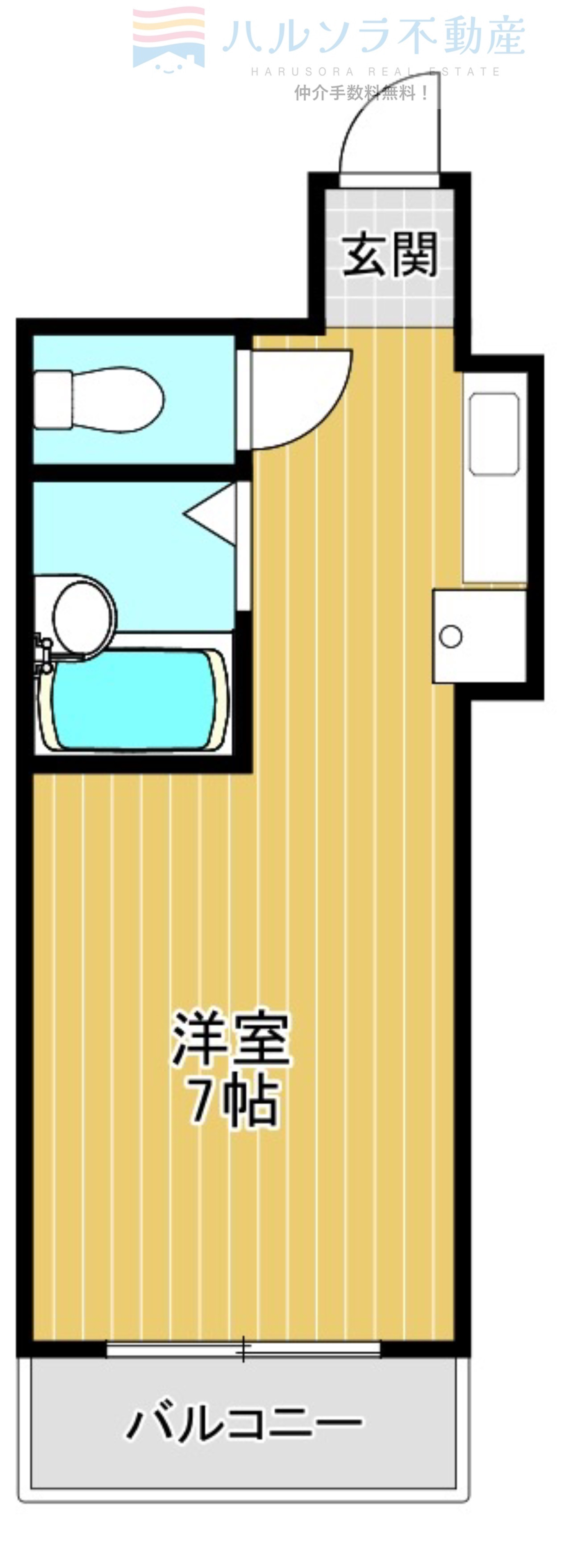 守口市金下町のマンションの間取り