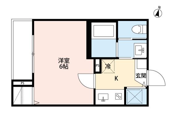 つばめハウス市川の間取り